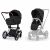 Variation Rose Gold, Sepia Black du produit Duo e-PRIAM 2026 Poussette électrique tout-terrain avec nacelle pliable Rose Gold Sepia Black de la marque Cybex