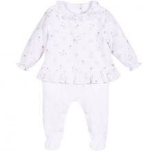 Pyjama léger blanc Plumetis (6 mois)  par Tartine et Chocolat