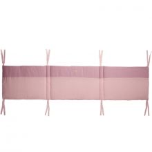 Tour de lit adaptable Nos jolis songes rose (pour lits 60 x 120 et 70 x 140 cm)  par Candide