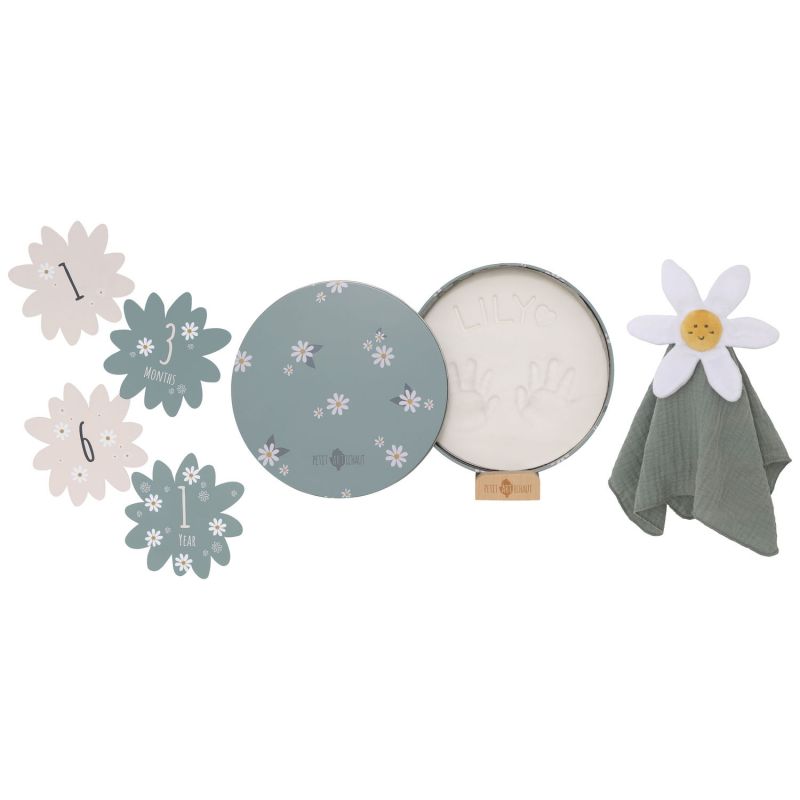 Coffret naissance à empreintes Daisy Blue Petit Artichaut Produit 3