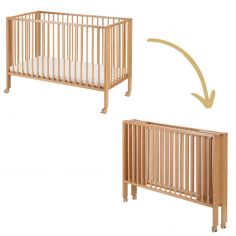 Lit d'appoint pliable Jori Natural (120 x 60 cm) - Tissi