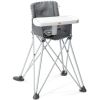 Chaise haute ultra compacte Pop'N Dine Gris - Reconditionné Bright Starts Produit 1