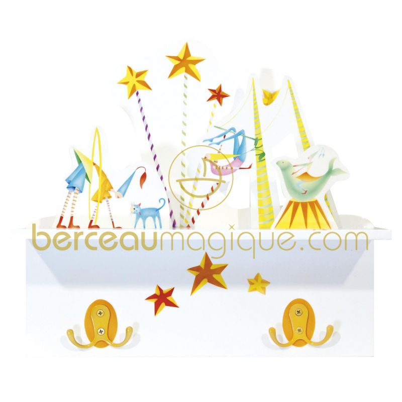 Porte-manteaux Cirque  L'oiseau bateau