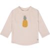 Tee-shirt anti-UV manches longues Ananas rose poudré (13-18 mois, taille : 86 cm) - Lässig 