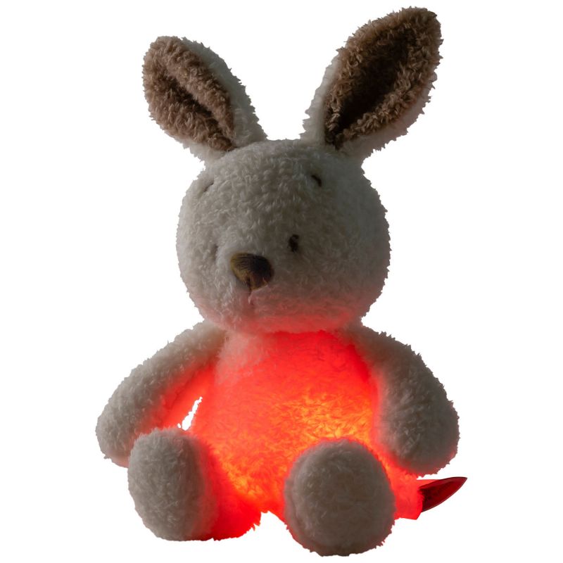 Peluche veilleuse Lapin Ecru (25 cm) Nattou Produit 4