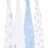 Lot de 4 maxi langes en coton Space explorers (112 x 112 cm)  par aden + anais
