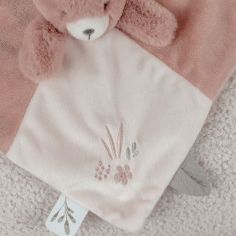 Doudou attache sucette Ours Lily