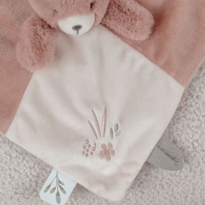 Doudou attache sucette Ours Lily