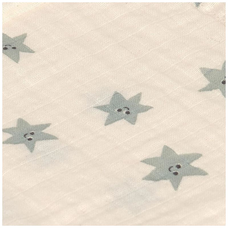 Lot de 3 langes mousseline Tiny Team vert granit (60x60 cm) Lässig Produit 4