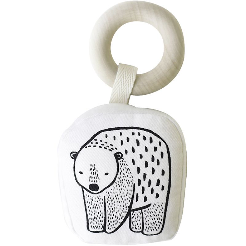 Hochet de dentition en bois Ours Wee Gallery