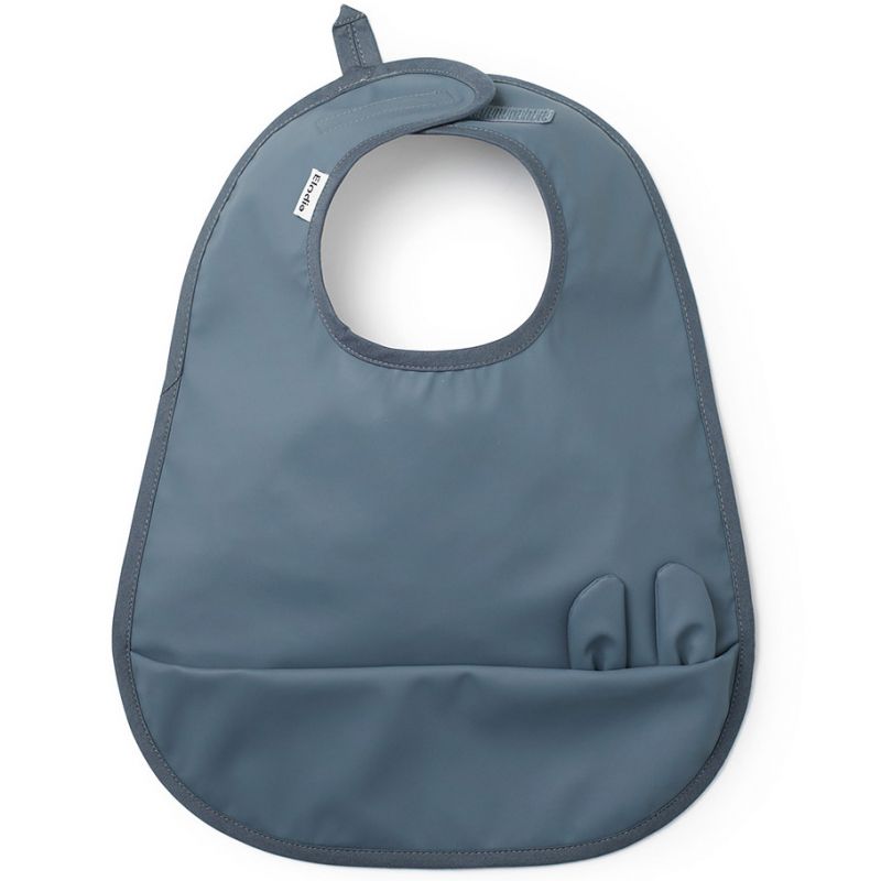 Bavoir à poche lapin Tender Blue Bunny Elodie Details