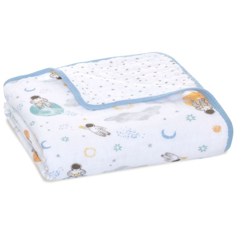 Couverture en mousseline de coton Space explorers (112 x 112 cm) aden + anais
