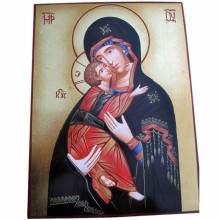 Icône Vierge à l'enfant Tendresse (18 x 24 cm)  par Mondo Religioso