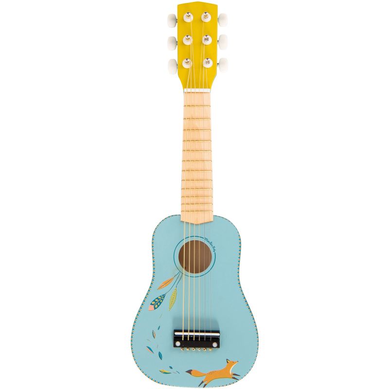 Guitare renard Chaussette Le voyage d'Olga Moulin Roty Produit 1 grande taille