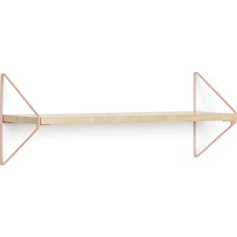 Etagère murale bois et fer abricot (51 cm) Kid's Concept