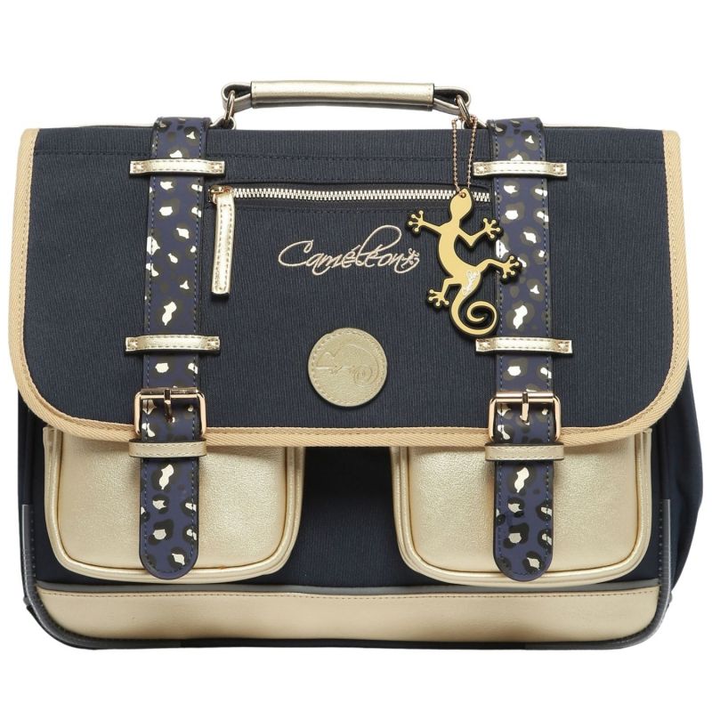 Cartable A4 primaire Navy Gold Leopard (38 cm) Caméléon Produit 1