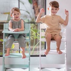 Chaise haute Syt évolutive blanche