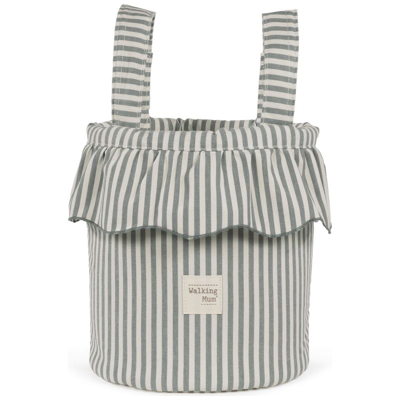 Sac Bucket Praliné Rayures Matcha Walking Mum Produit 1