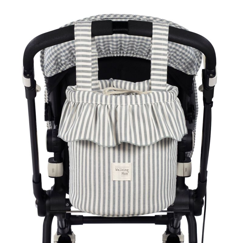 Sac Bucket Praliné Rayures Matcha Walking Mum Produit 2