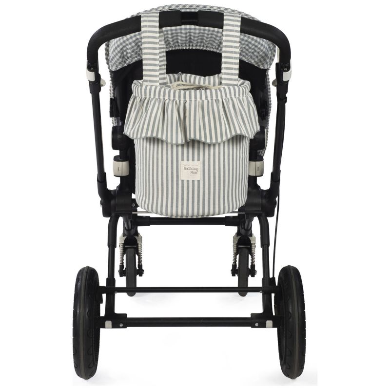 Sac Bucket Praliné Rayures Matcha Walking Mum Produit 7