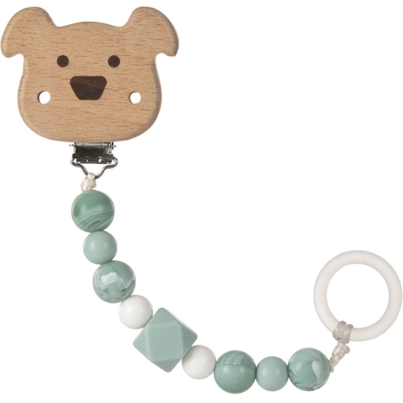Attache sucette en bois Little Chums chien Lässig