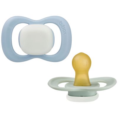 Lot de 2 sucettes phosphorescentes en latex Sky-Sage (0-6 mois) B.Box