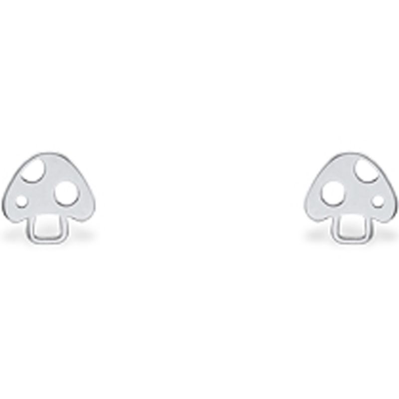 Boucles d'oreilles Mini Coquine champignon (argent 925°) Coquine