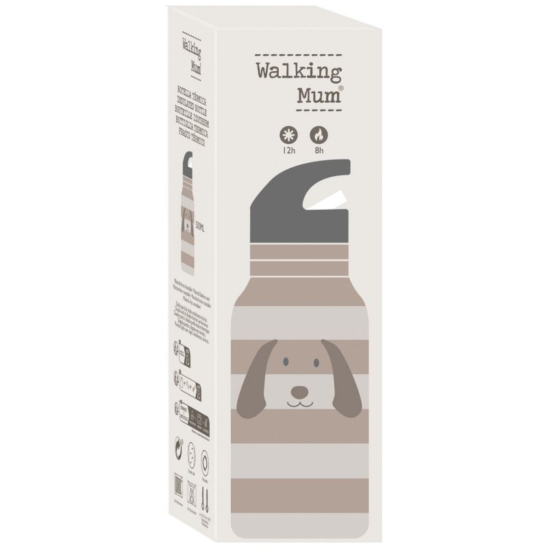 Gourde isotherme Sintra Beige (500 ml) Walking Mum Packaging 4