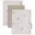 Variation Beige, écru du produit Lot de 3 gants de toilette Tender Beige-Clover de la marque Baby's Only
