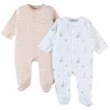 Lot de 2 pyjamas léger jersey (naissance) - Noukie's