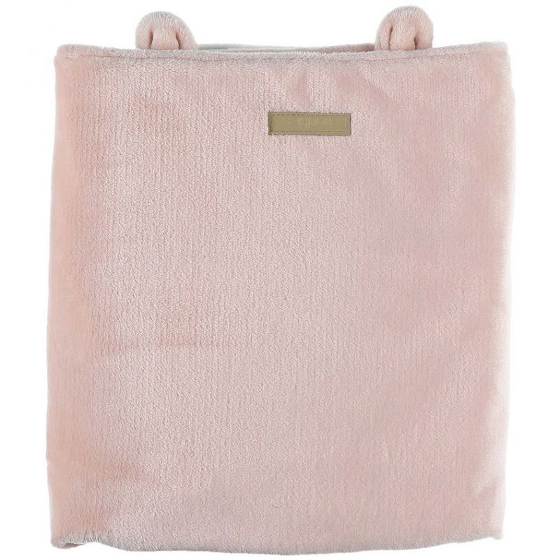 Couverture groloudoux rose clair Mix & Match (75 x 100 cm) Noukie's
