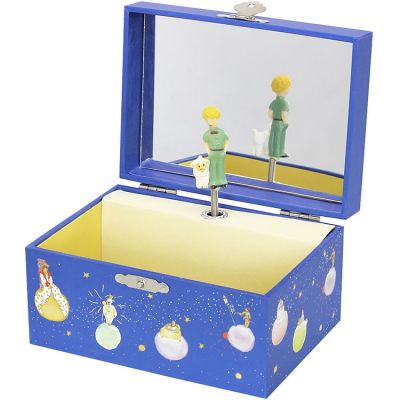 Boîte à musique / boîte à bijoux musicale Trousselier avec le petit prince  et le renard tournants - Référence de cette boîte à musique / boîte à  bijoux musicale Le petit prince: 20-232-BERCEUSE.
