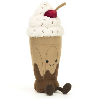 Peluche Amuseable Milkshake au chocolat Marin (27 cm)