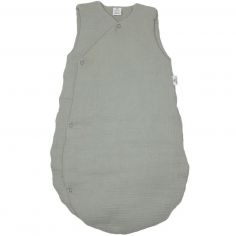 Gigoteuse forme kimono double gaze vert de gris (6-18 mois) - BB & Co