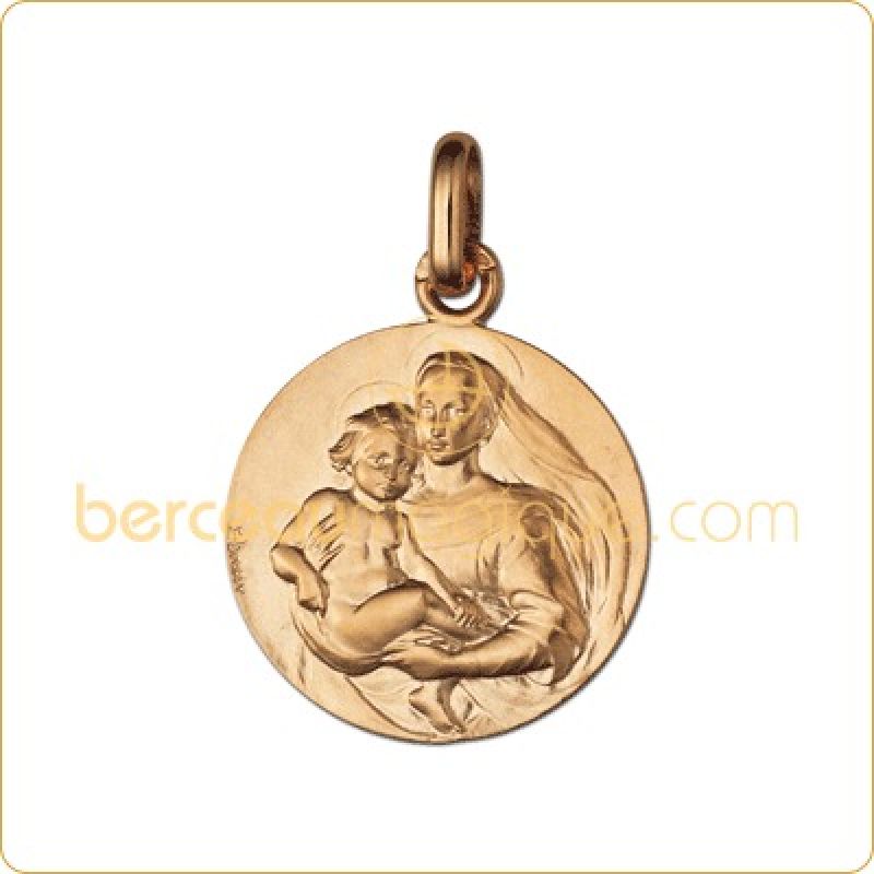 Médaille Vierge Mère (or jaune) Monnaie de Paris