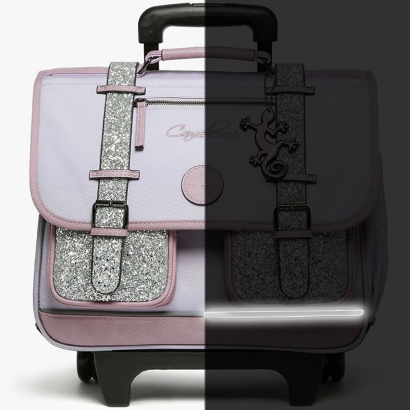 Cartable à roulettes Glossy Lila (38 cm) - Reconditionné Caméléon Produit 8