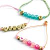 Kit de création de bracelets Perles alphabet  par Djeco