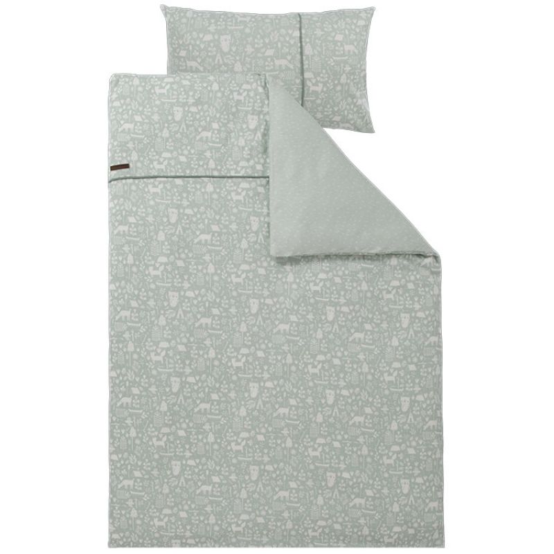 Housse de couette et taie Adventure mint (140 x 200 cm) Little Dutch