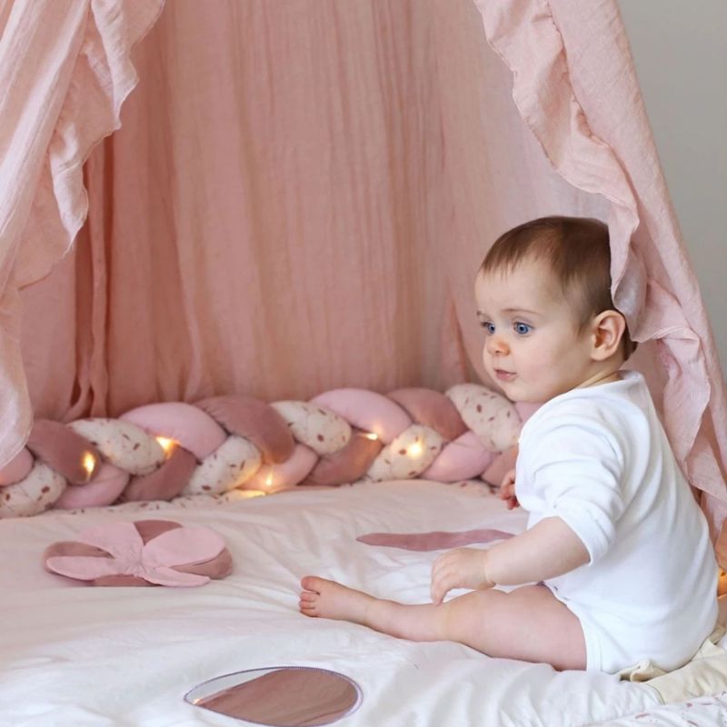 Ciel de lit vieux rose (260 cm) Trois Kilos Sept Ambiance 5
