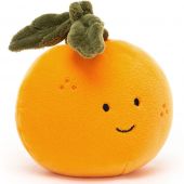 Peluche Fabulous Fruit Orange (10 cm)