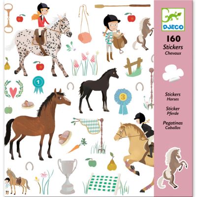 160 stickers Chevaux  par Djeco