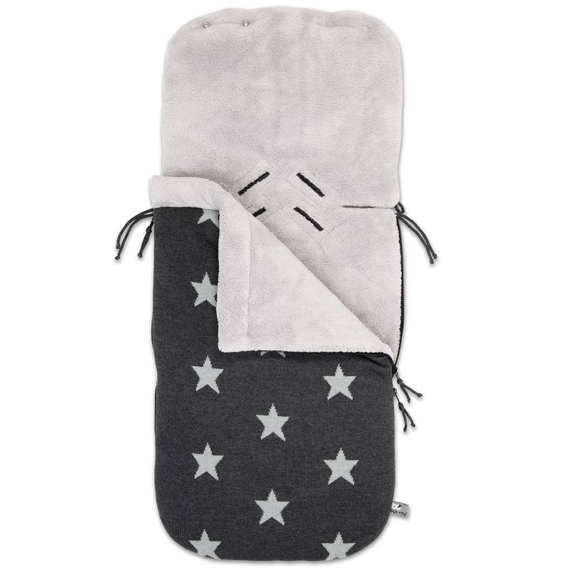 Nid d'ange passe-sangle Star gris anthracite et gris (40 x 86 cm) Baby's Only