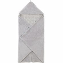 Couverture nomade Trendy Wrapping Lovely Grey (80 x 80 cm)  par Snoozebaby