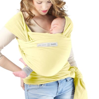 Echarpe de portage en coton bio Basic Mimosa