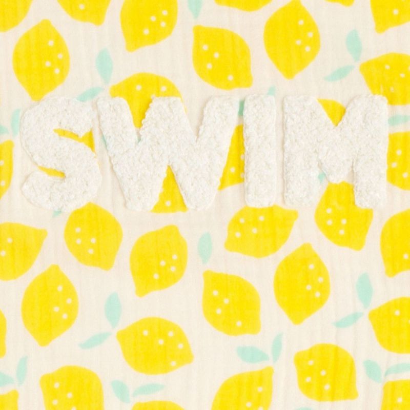 Serviette de plage Citron Pop (90 x 90 cm) Sauthon Produit 4