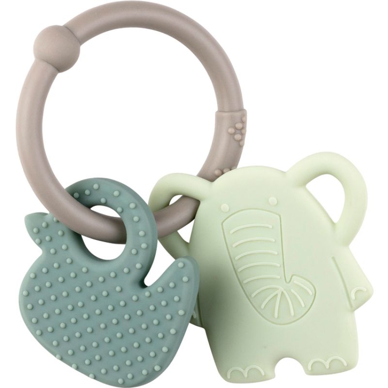 Trousseau de dentition éléphant et canard Nattou