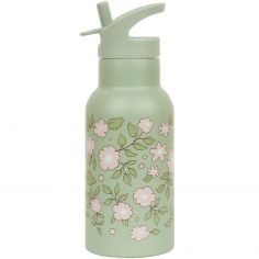 Gourde isotherme Fleurs sauge (350 ml) - A Little Lovely Company