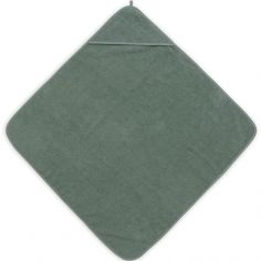 Cape de bain en éponge Ash green vert (75 x 75 cm) - Jollein