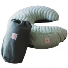 Coussin d'allaitement gonflable Liberty celadon - Mumade