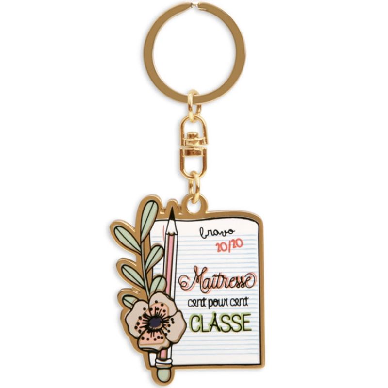 Porte-clés Maitresse Créa Bisontine